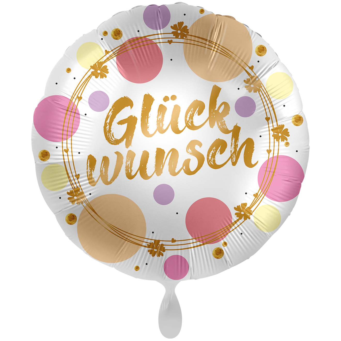 1 Balloon XXL - Shiny Dots Glückwunsch