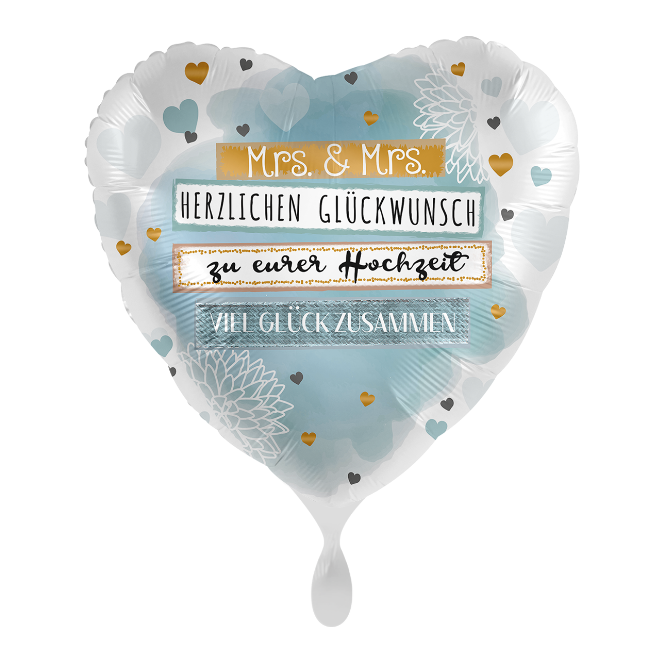 1 Balloon - Mrs. & Mrs. Wishes - GER