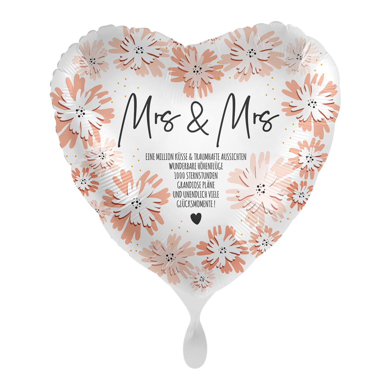 1 Balloon - Blooming Wedding Day Mrs. - GER