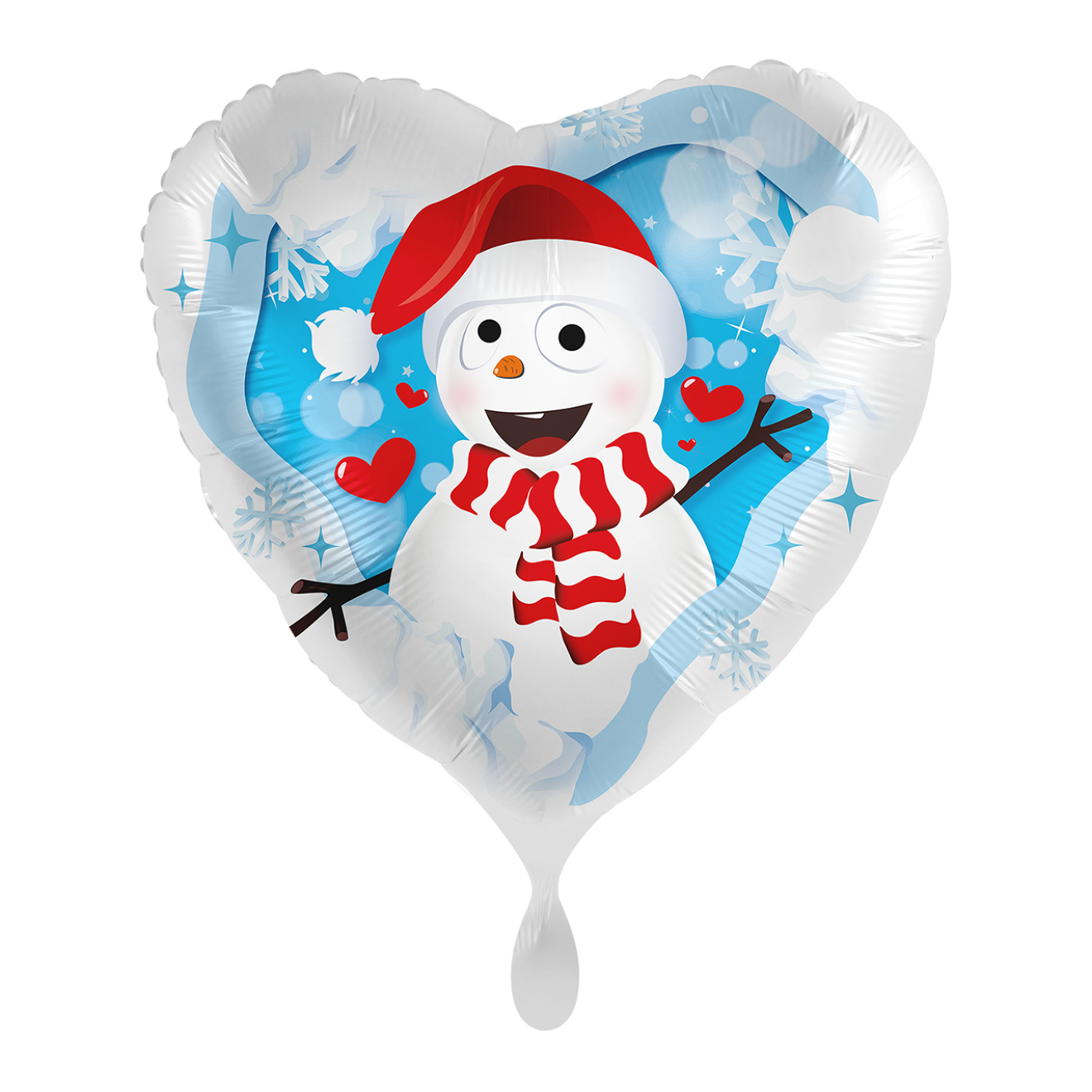 1 Balloon - Happy Snowman - UNI