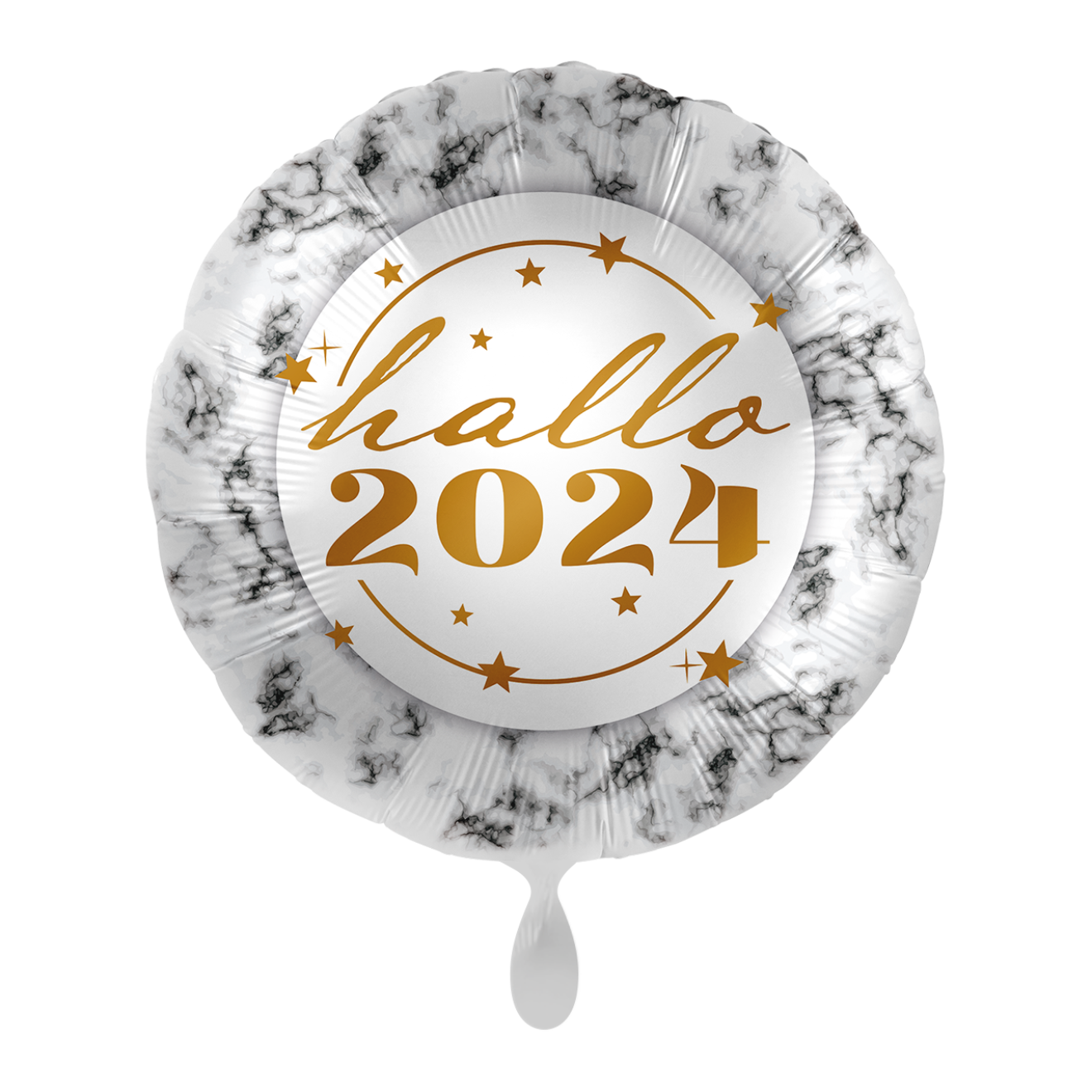 1 Balloon - Hello 2024 Marble - GER