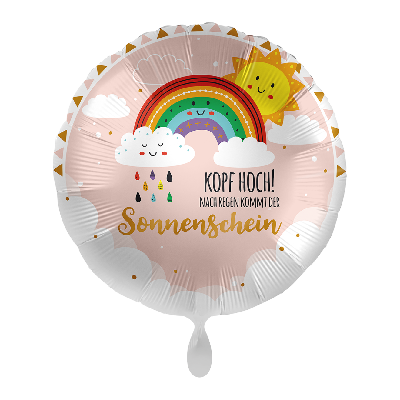 1 Ballon - Kopf Hoch Sonnenschein