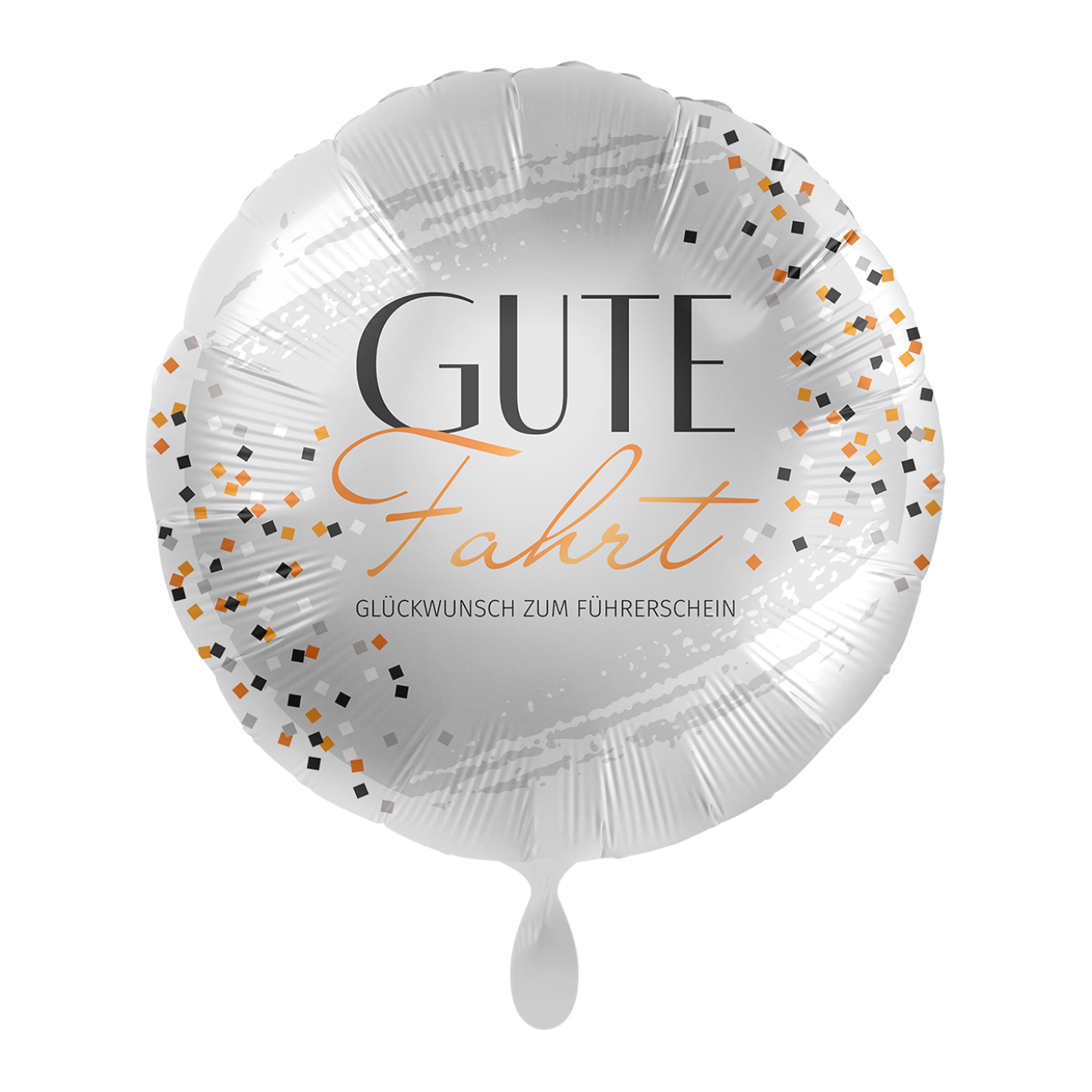 1 Ballon - Gute Fahrt Glitter