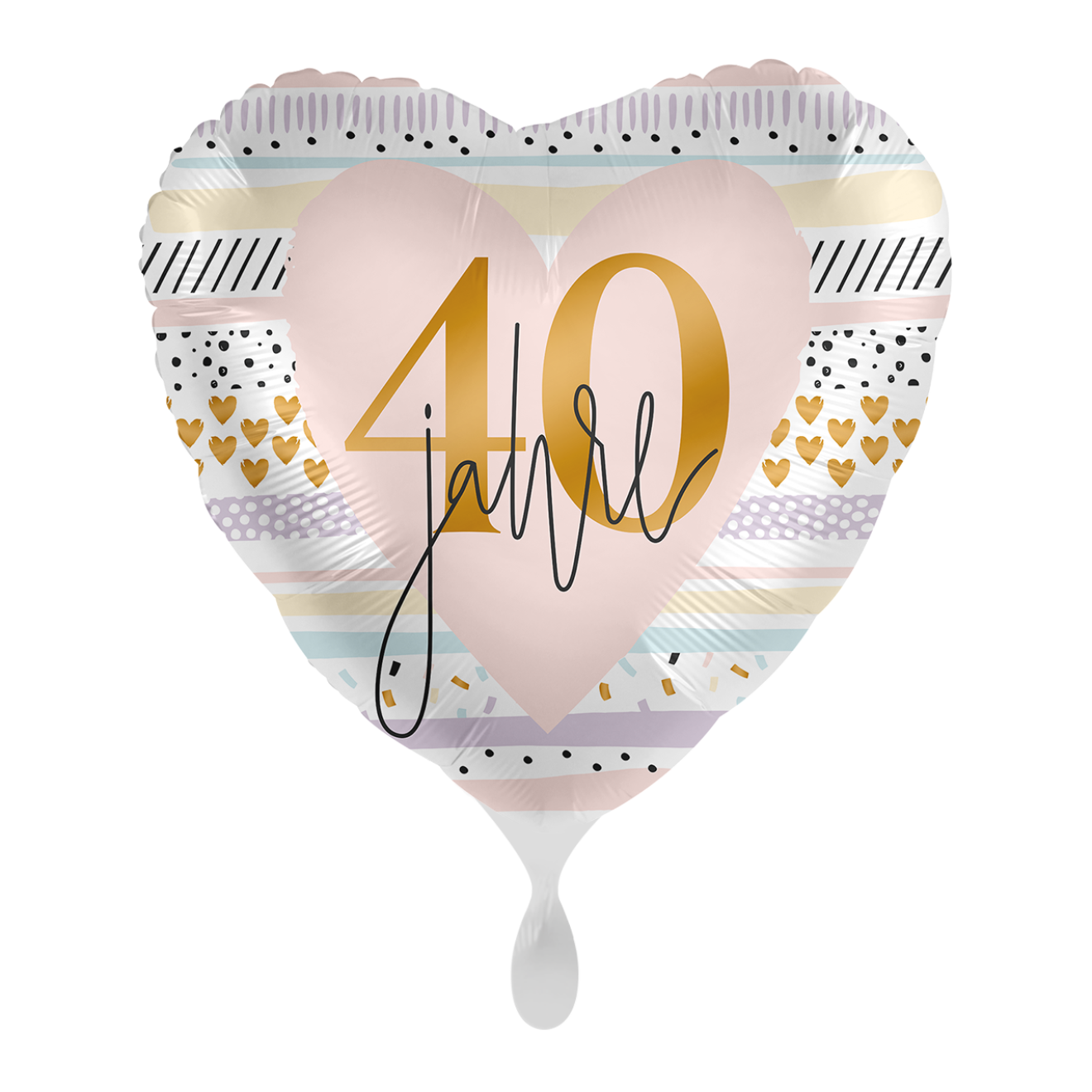 1 Ballon - Creamy Blush 40