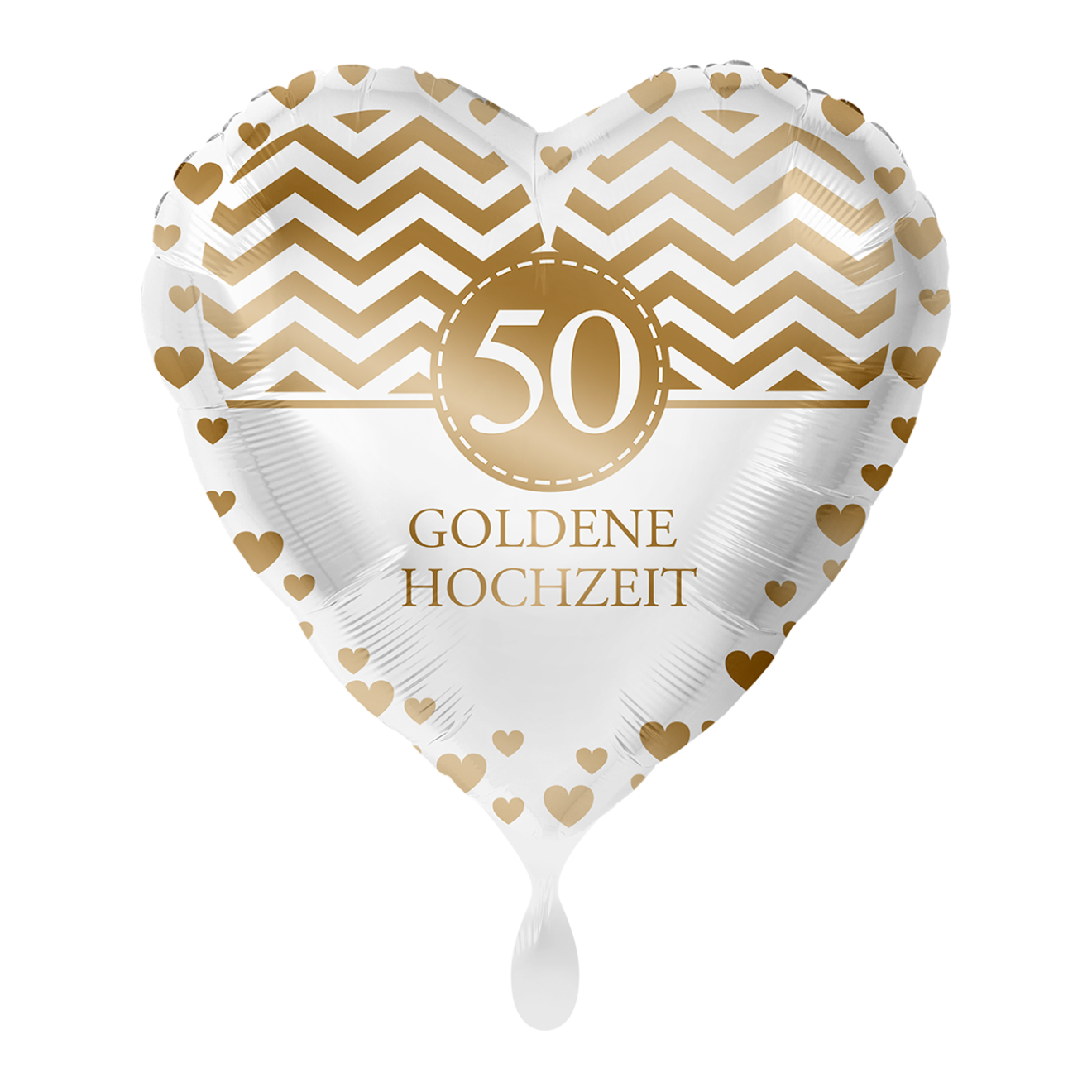 1 Ballon - Goldene Hochzeit