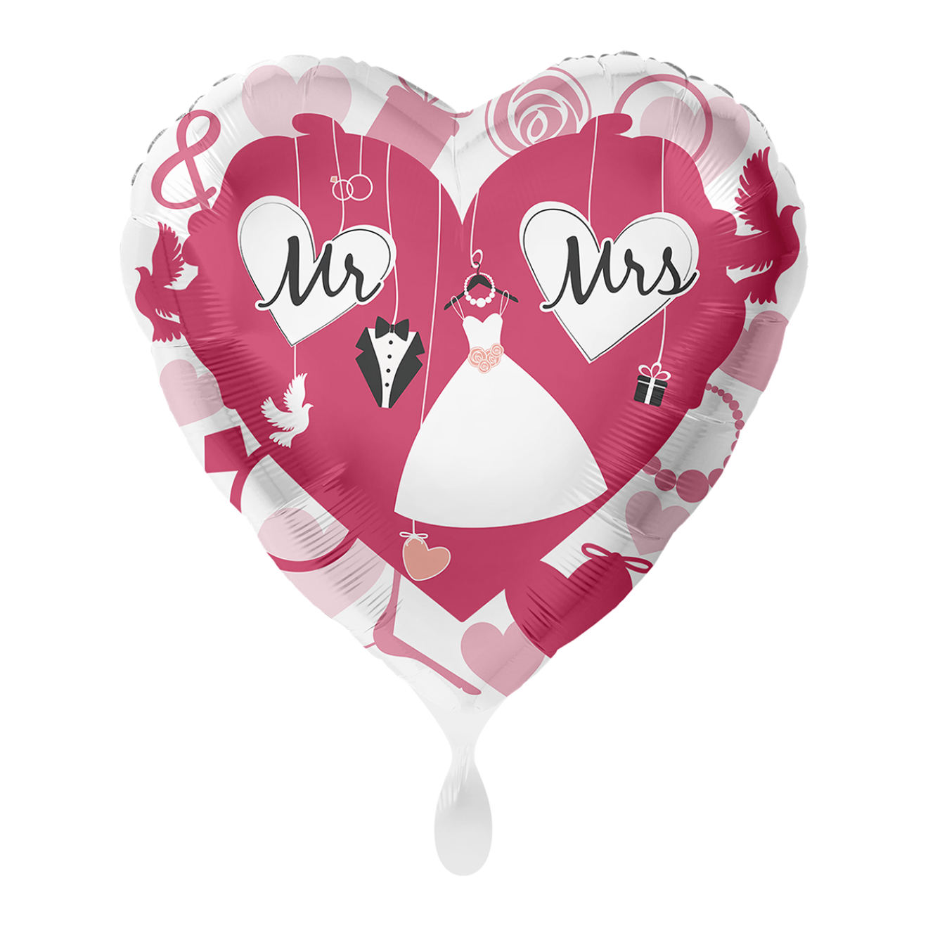 1 Ballon - Mr. & Mrs.