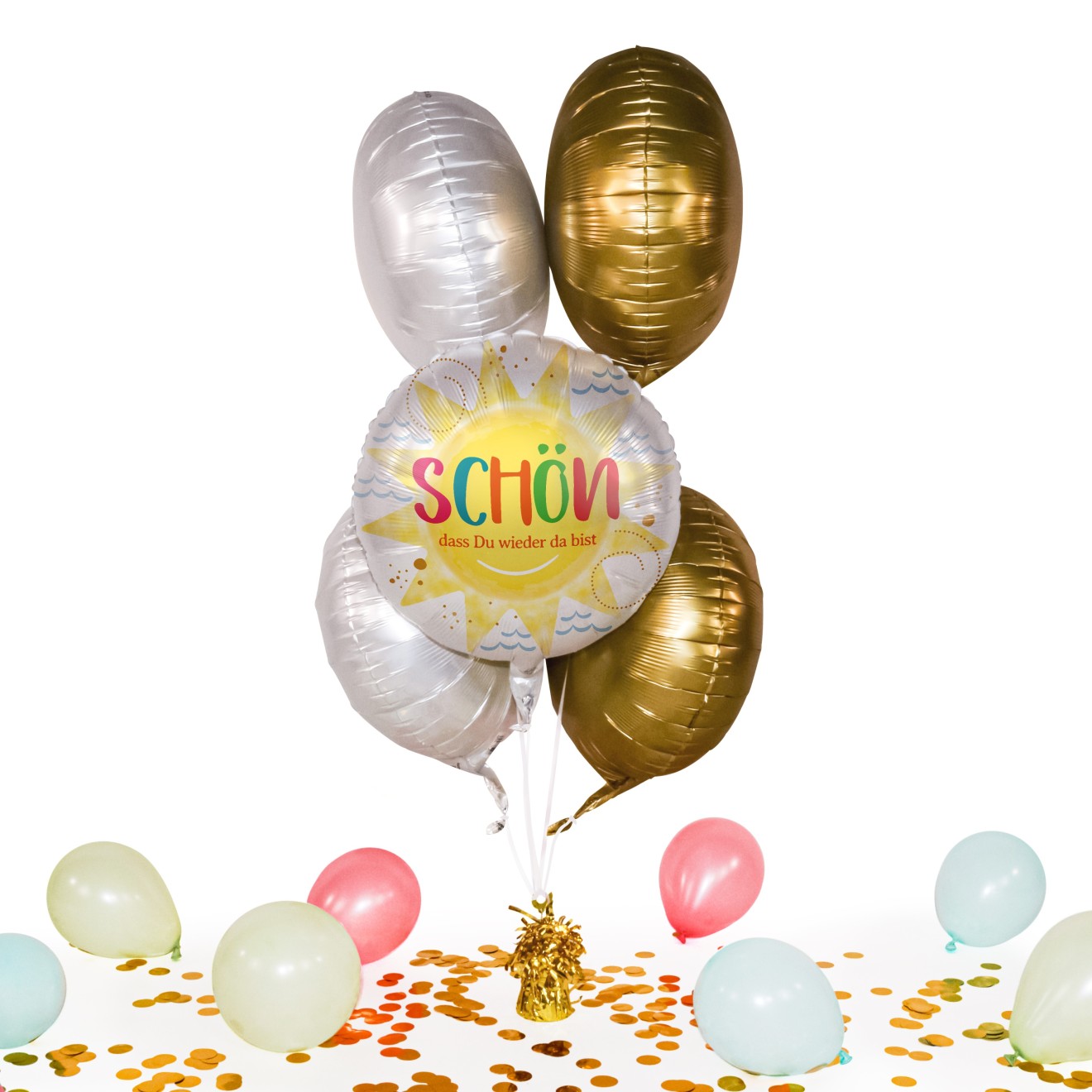 Heliumballon in a Box - Schön, dass du wieder da bist