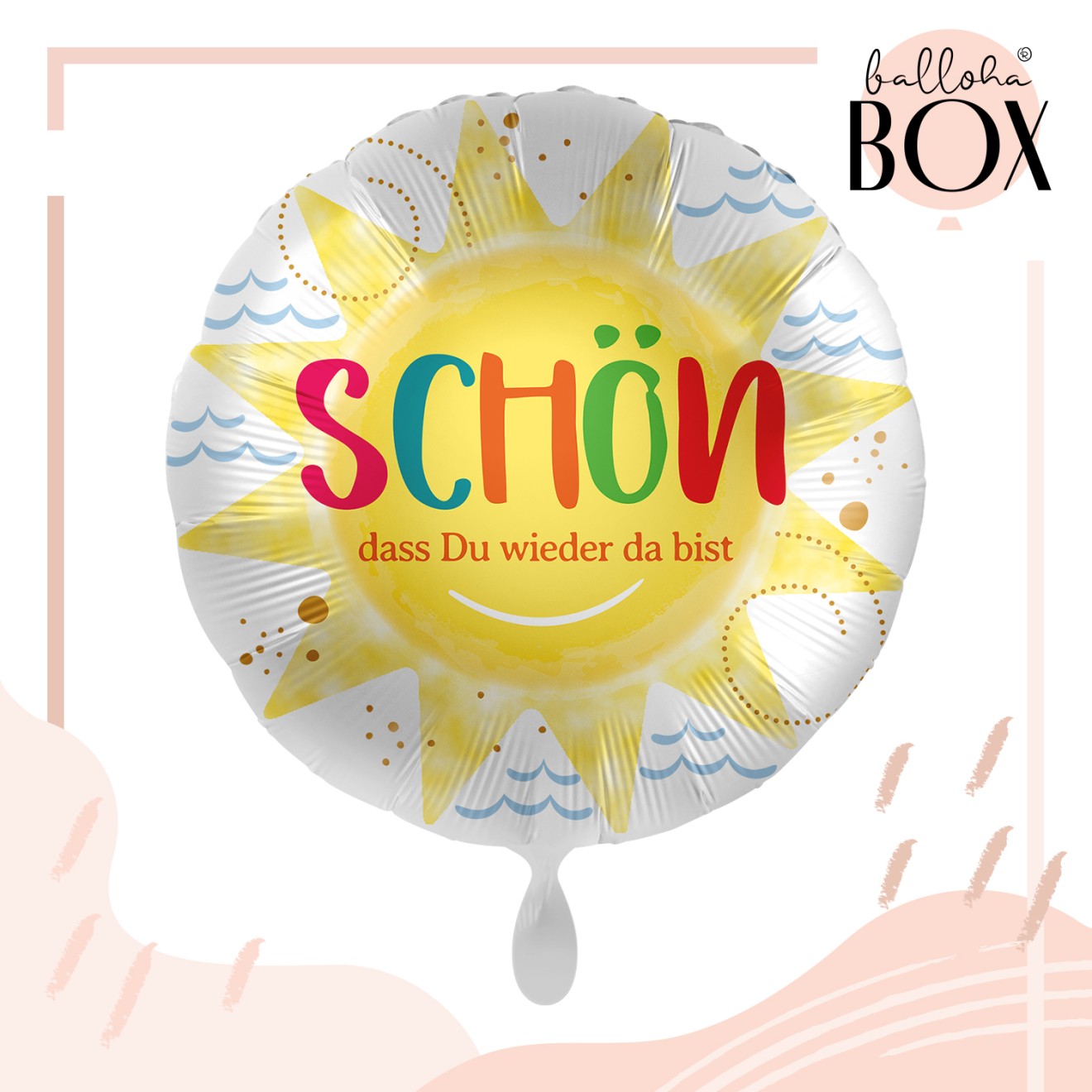 Schön Dass Du Wieder Da Bist Geschenk Balloha® Box - DIY Schön, dass du wieder da bist