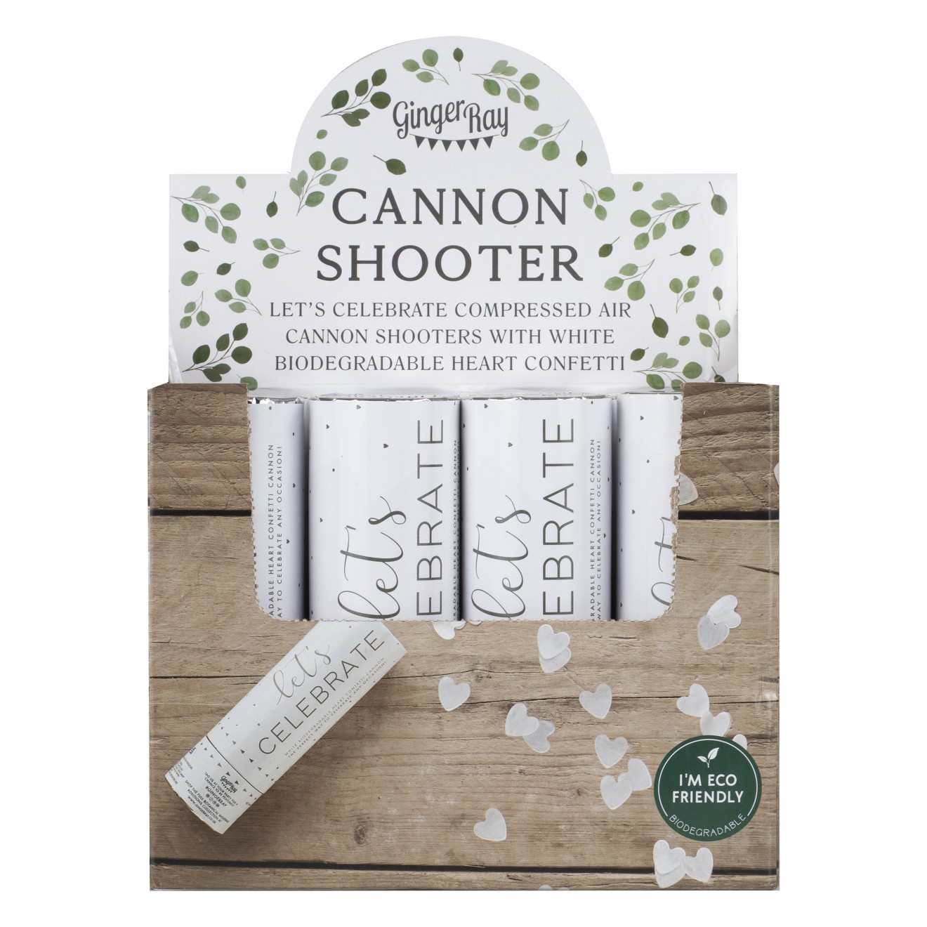 1 Confetti Cannon - Biodegradable Confetti