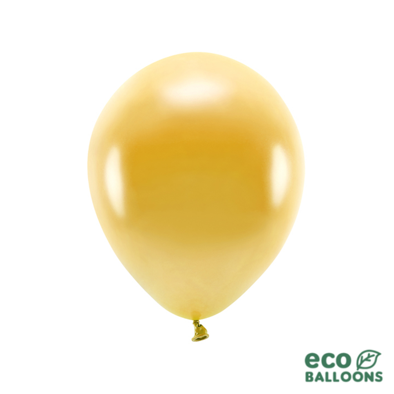 100 ECO-Luftballons - Ø 30cm - Metallic - Gold
