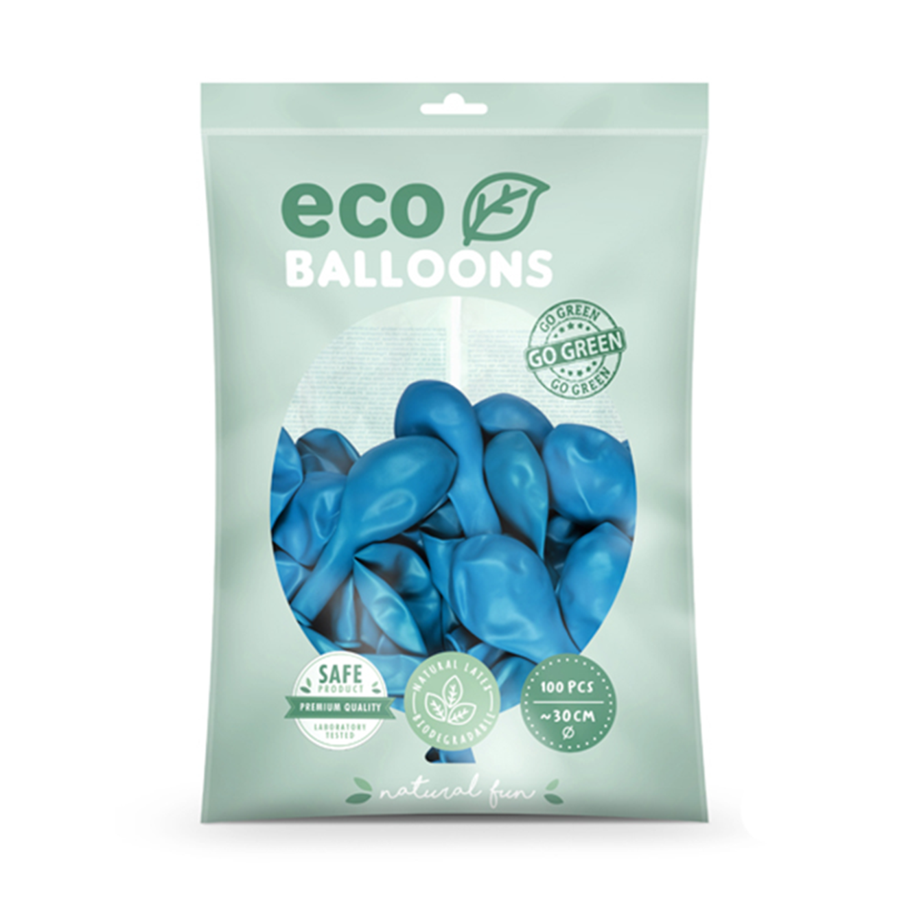 100 ECO-Luftballons - Ø 30cm - Light Blue