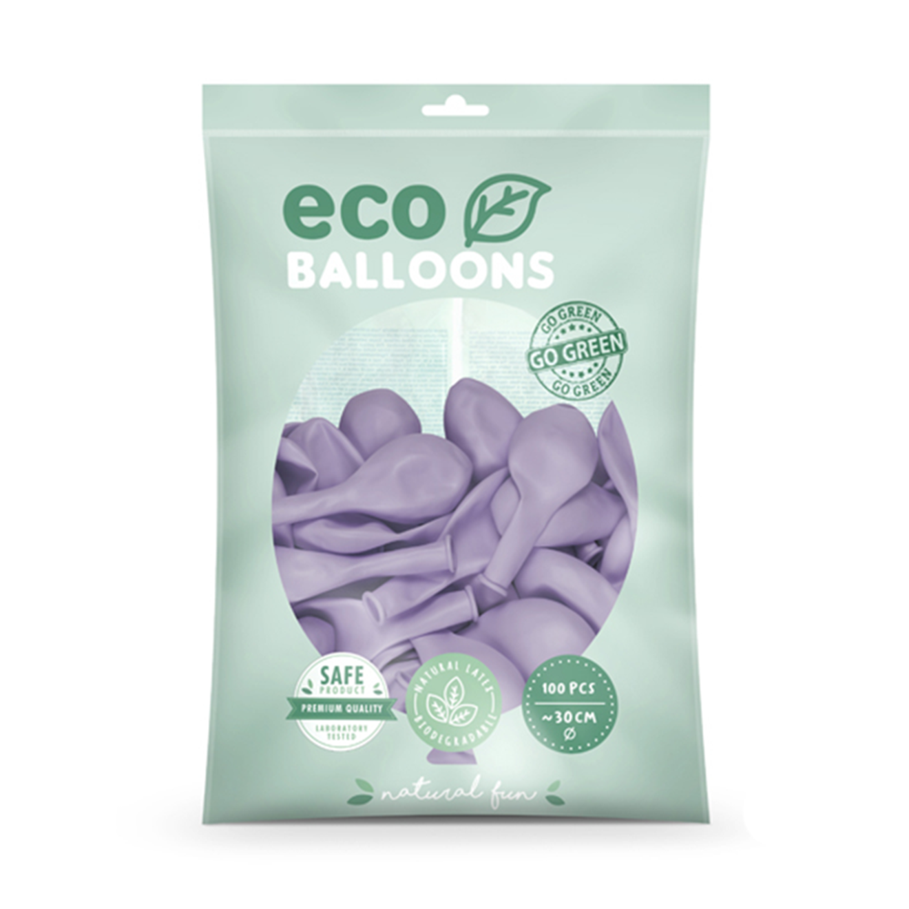 100 ECO-Luftballons - Ø 30cm - Light Lilac