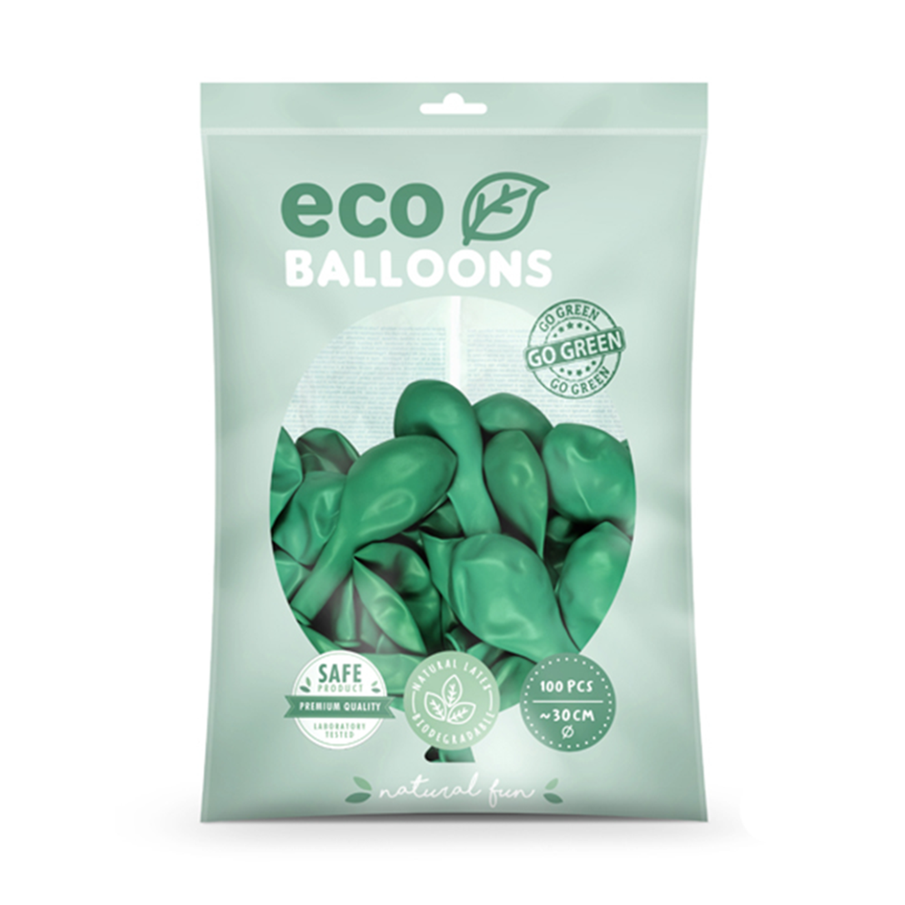 100 ECO-Luftballons - Ø 30cm - Green