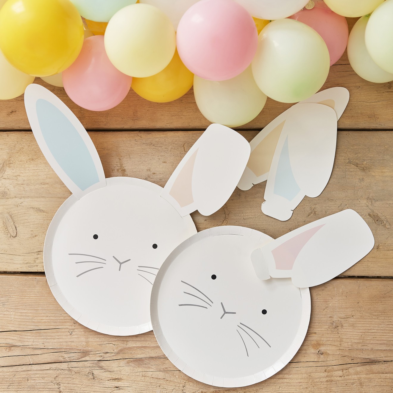 8 Plate - Bunny Face with Interchangeable Ears - Fully Eco