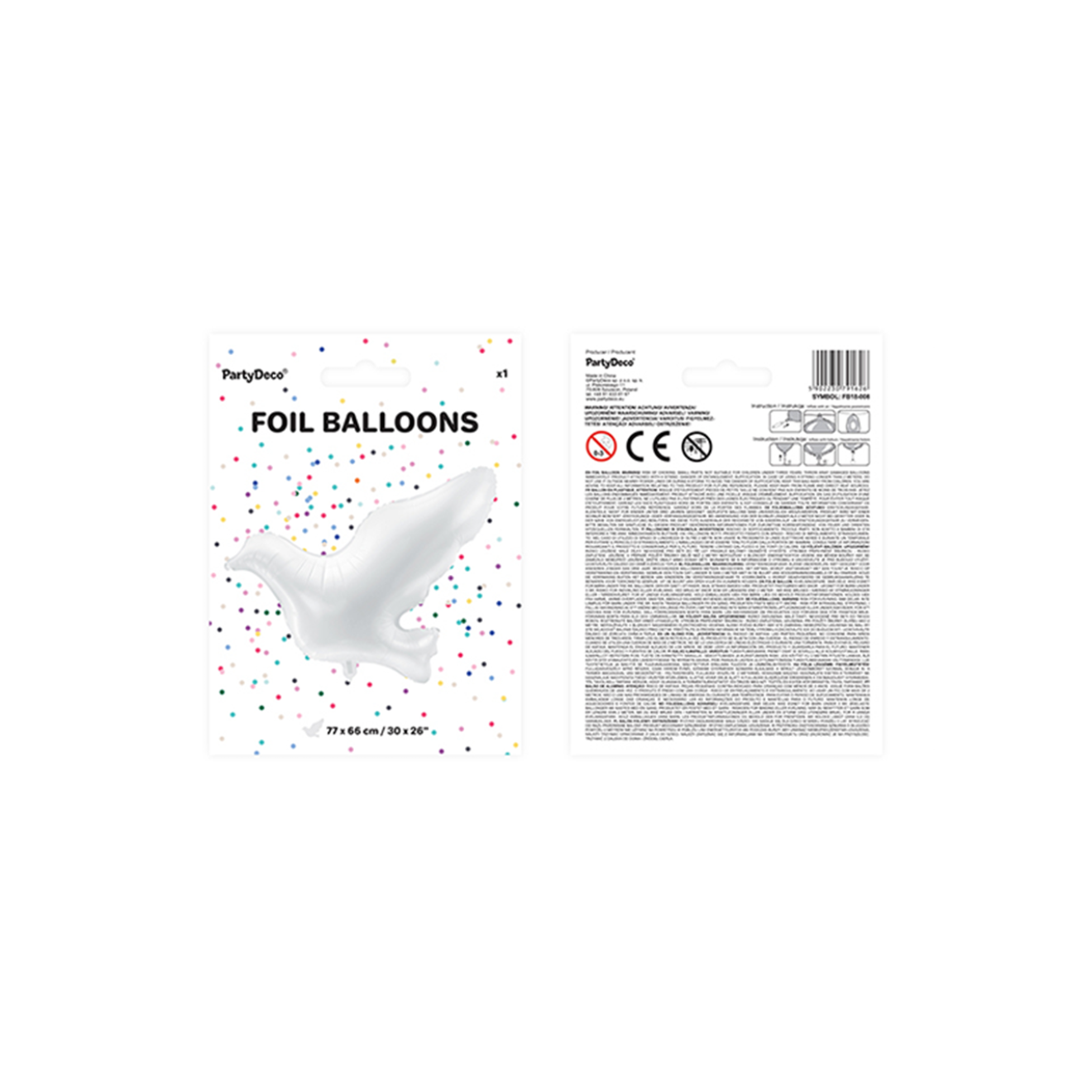 1 Ballon XXL - White Dove