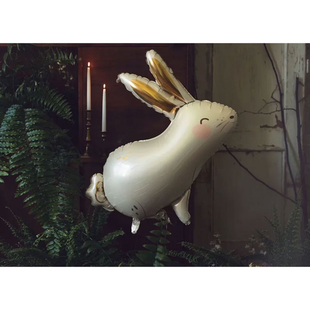 1 Ballon XXL - White Bunny