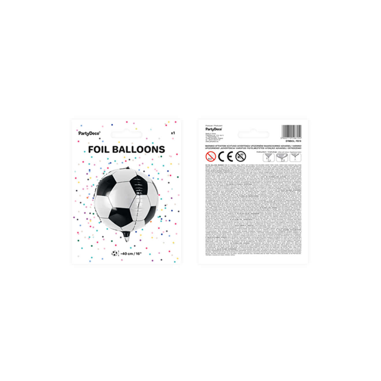 1 Kugelballon - Fußball