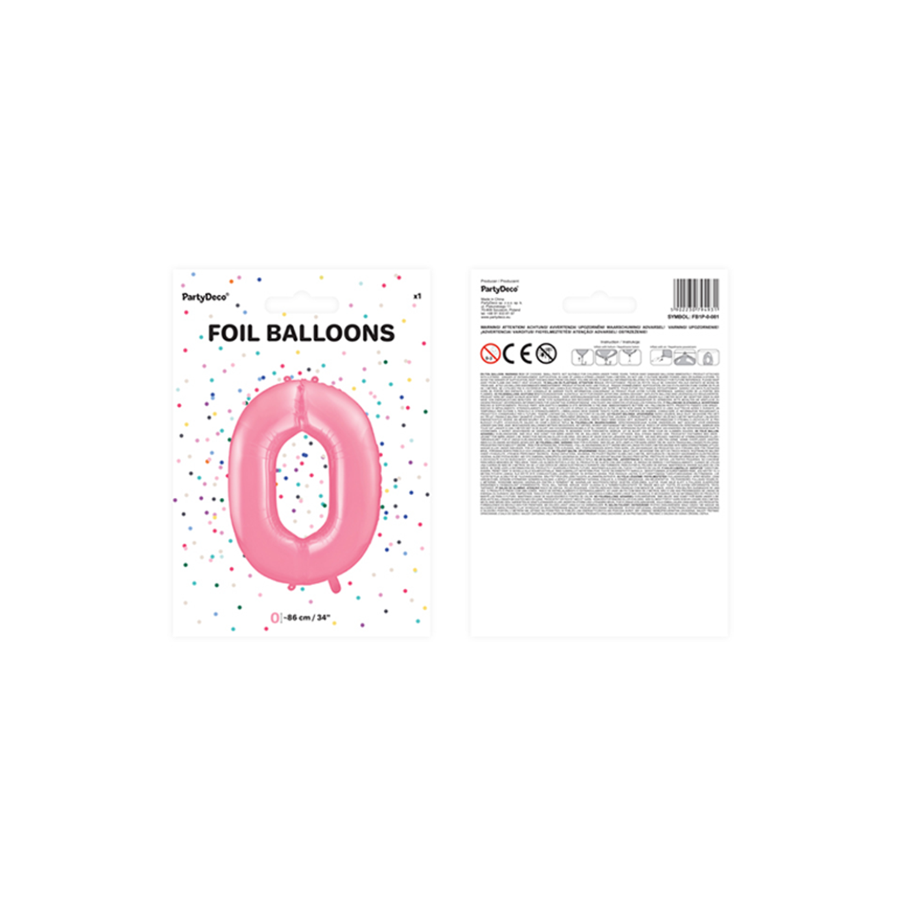1 Balloon - Stern - Silk Lustre - Pastel Rosa