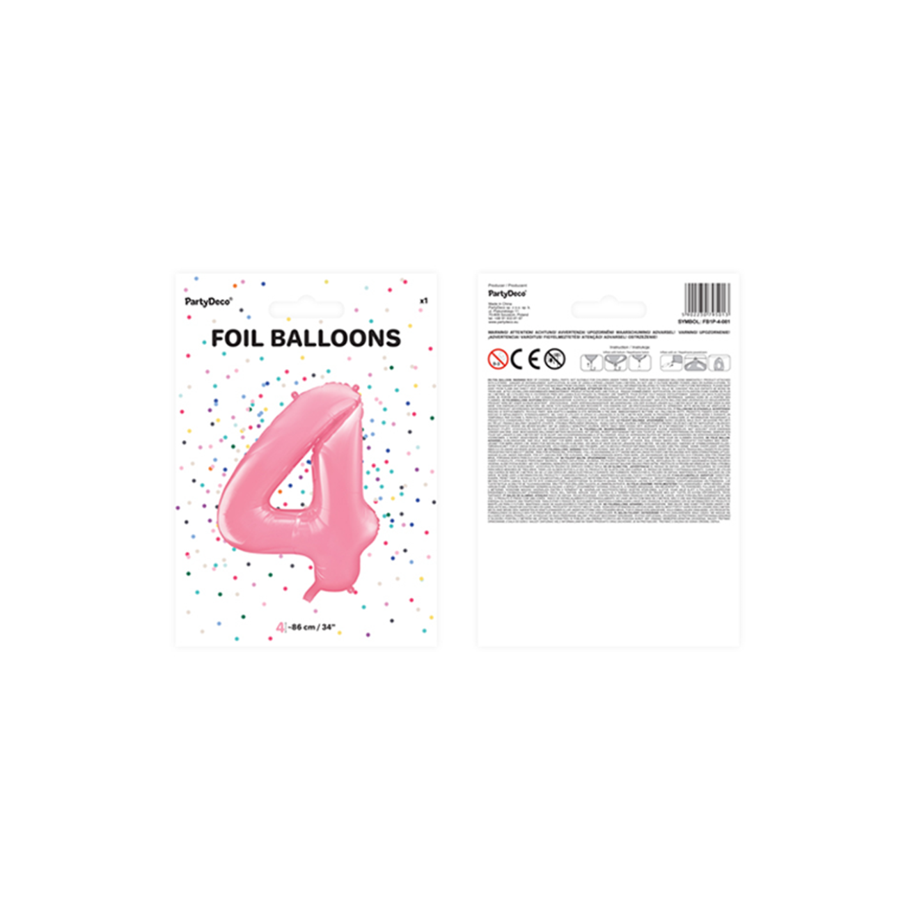 1 Balloon - Round - White