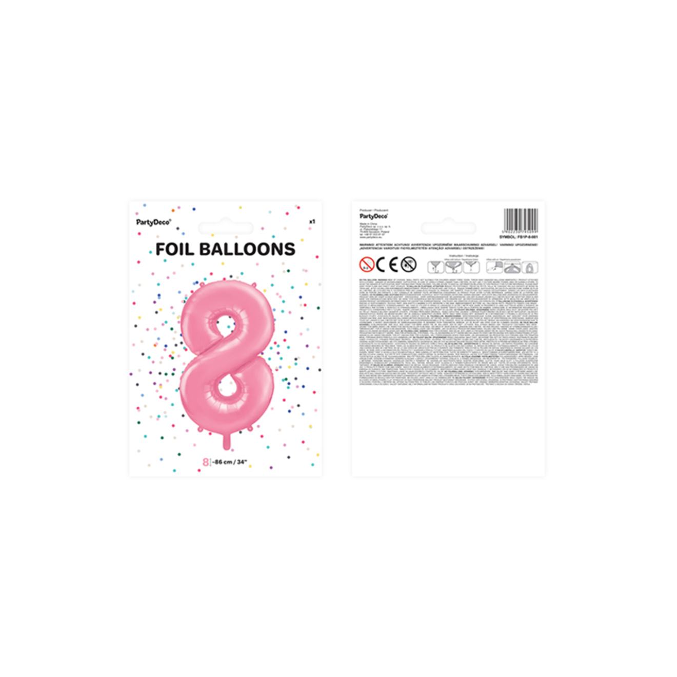 1 Balloon - Round - Pastel Pink