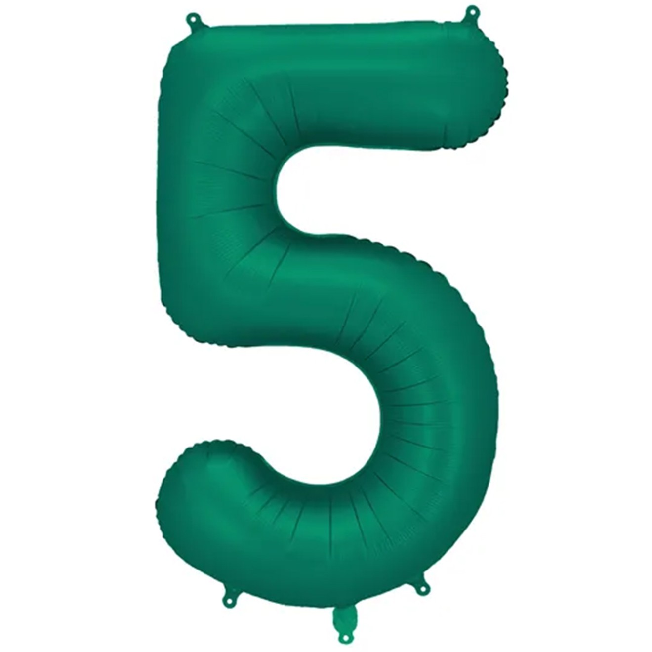 1 Ballon XXL - Zahl 5 - Bottle Green
