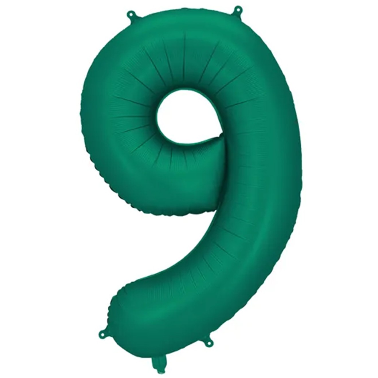 1 Ballon XXL - Zahl 9 - Bottle Green