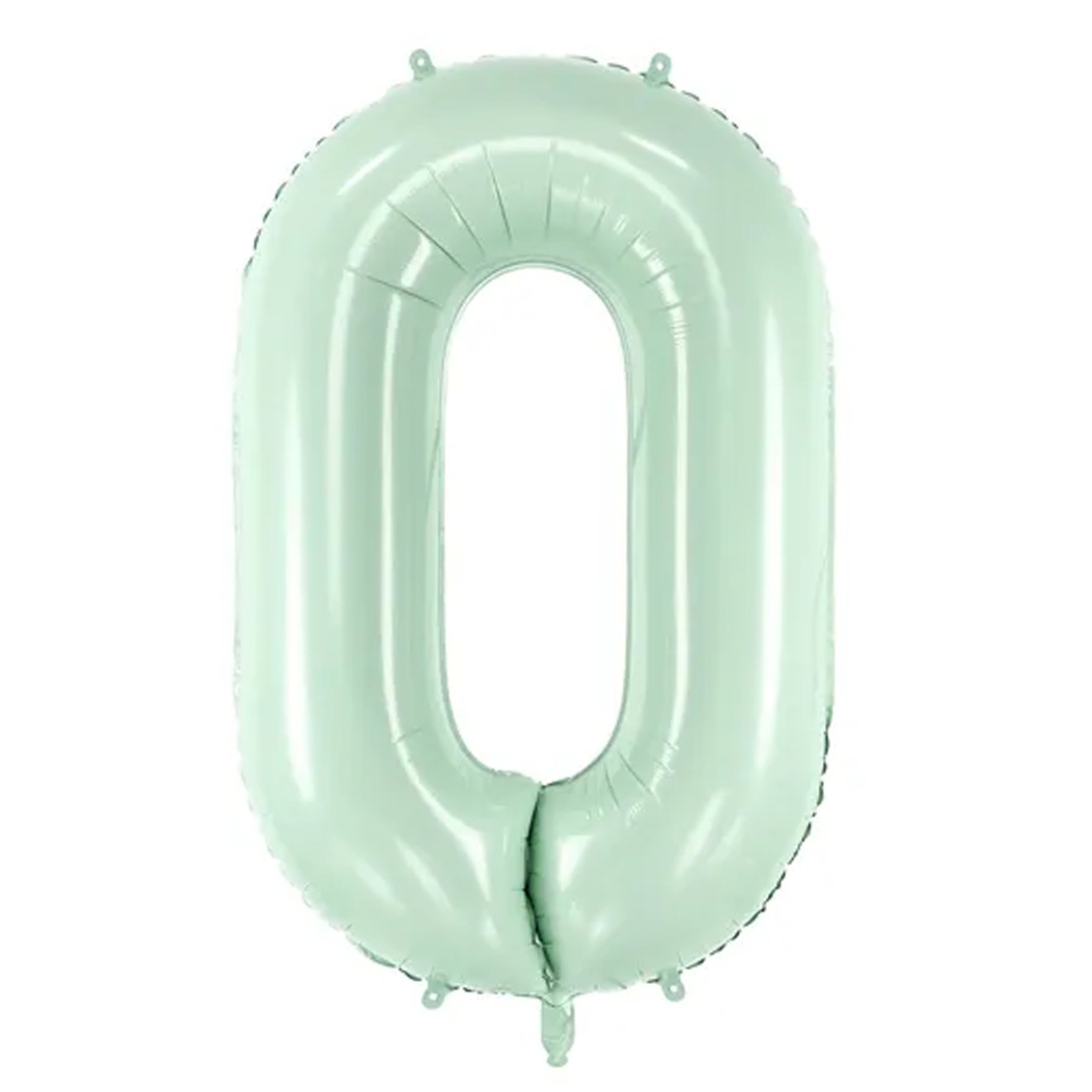 1 Balloon XL - Zahl 0 - Mintgrün