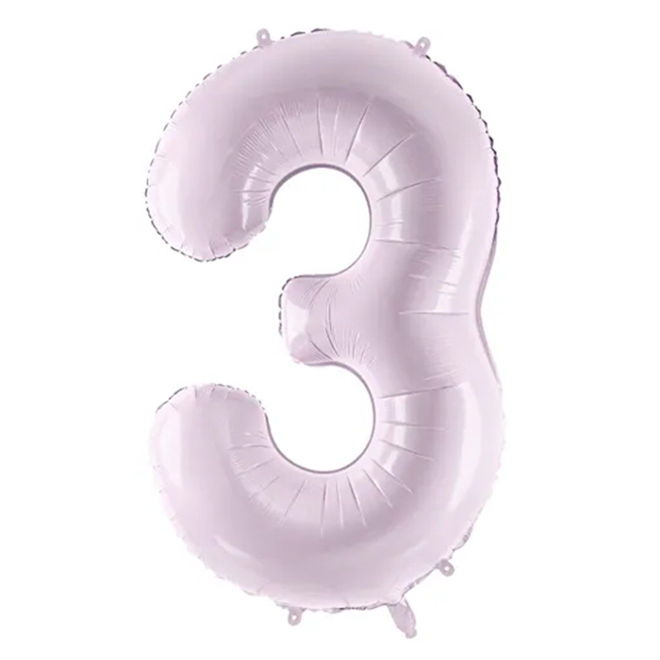 1 Balloon XL - Zahl 3 - Lila