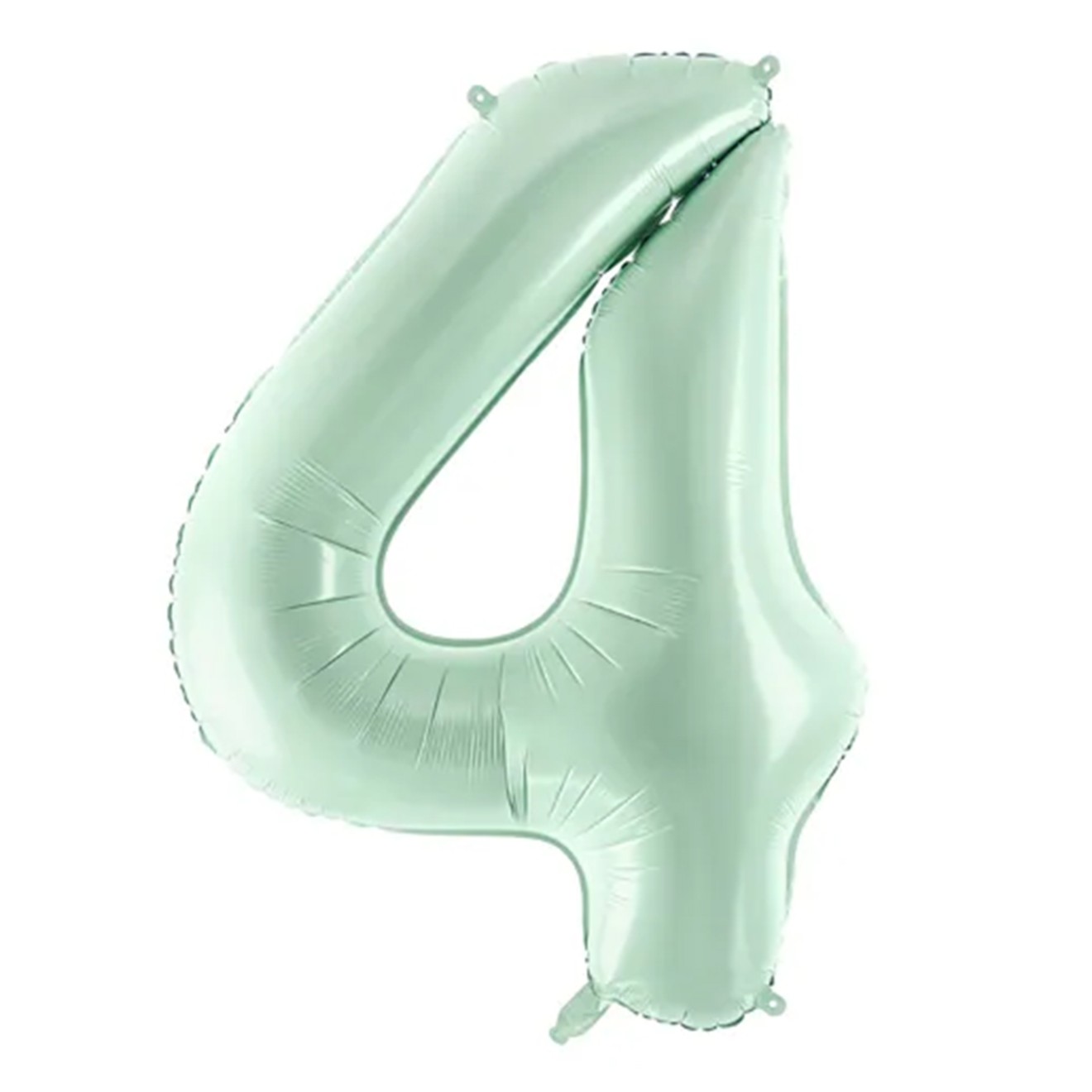 1 Balloon XL - Zahl 4 - Mintgrün