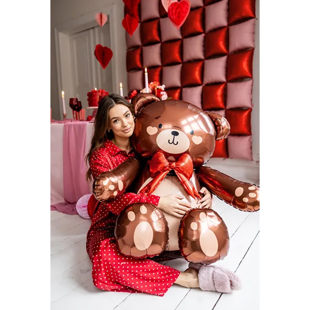 1 Standing Balloon - Teddybär