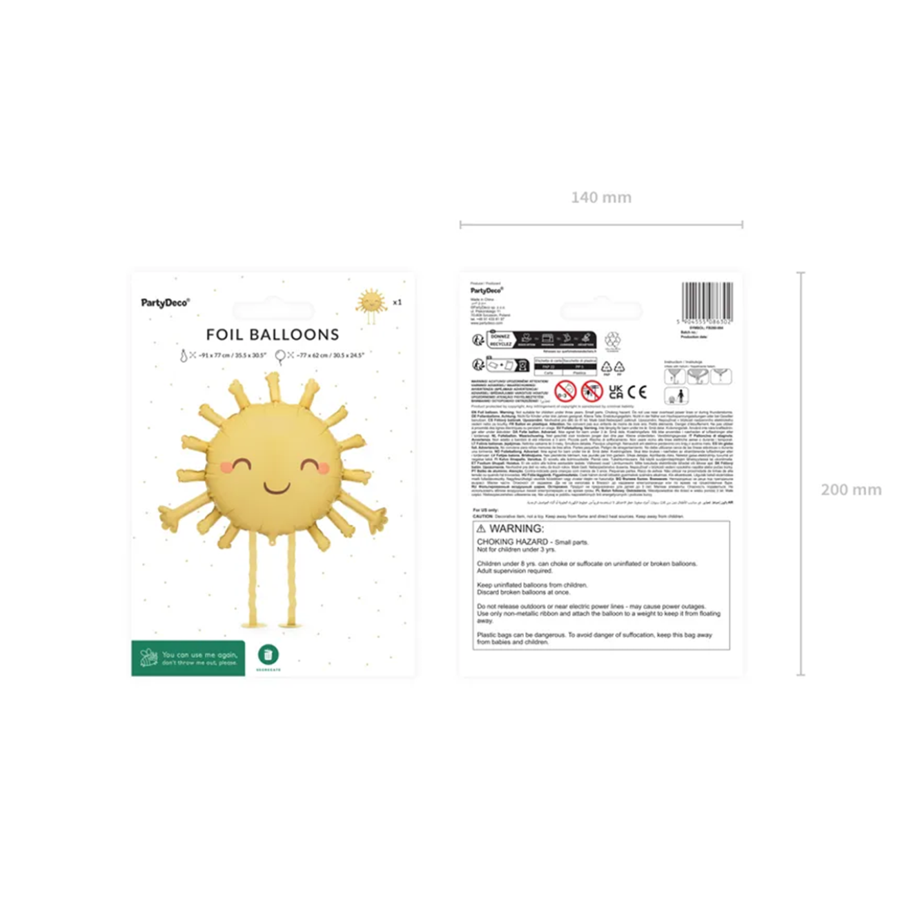 1 Walking Balloon - Sun