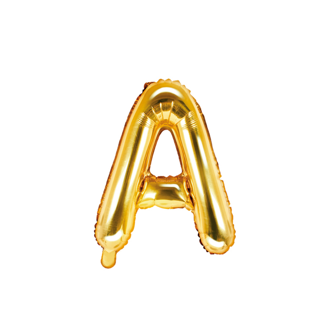 1 Ballon XS - Buchstabe A - Gold