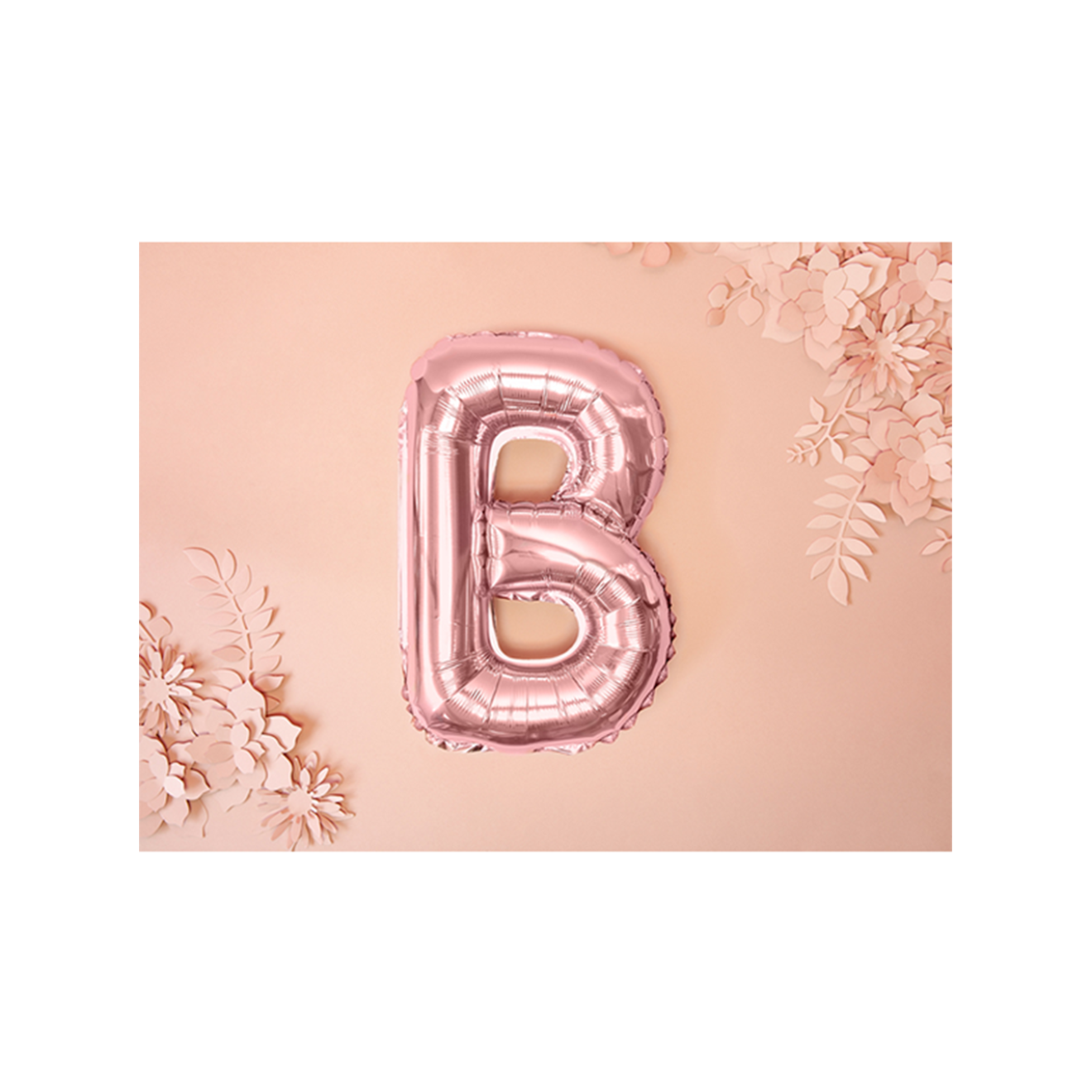 1 Ballon XS - Buchstabe B - RoseGold