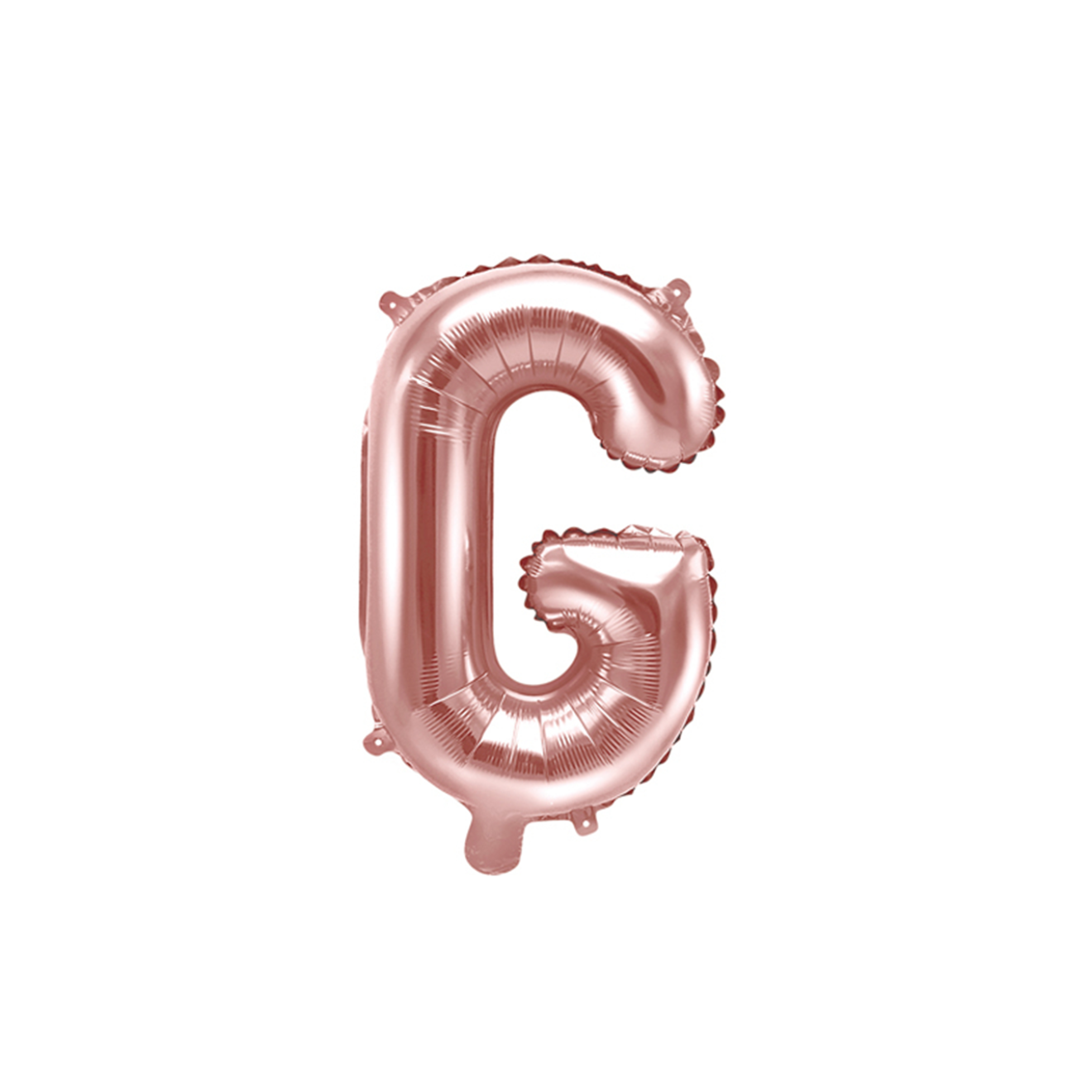 1 Ballon XS - Buchstabe G - Rosegold