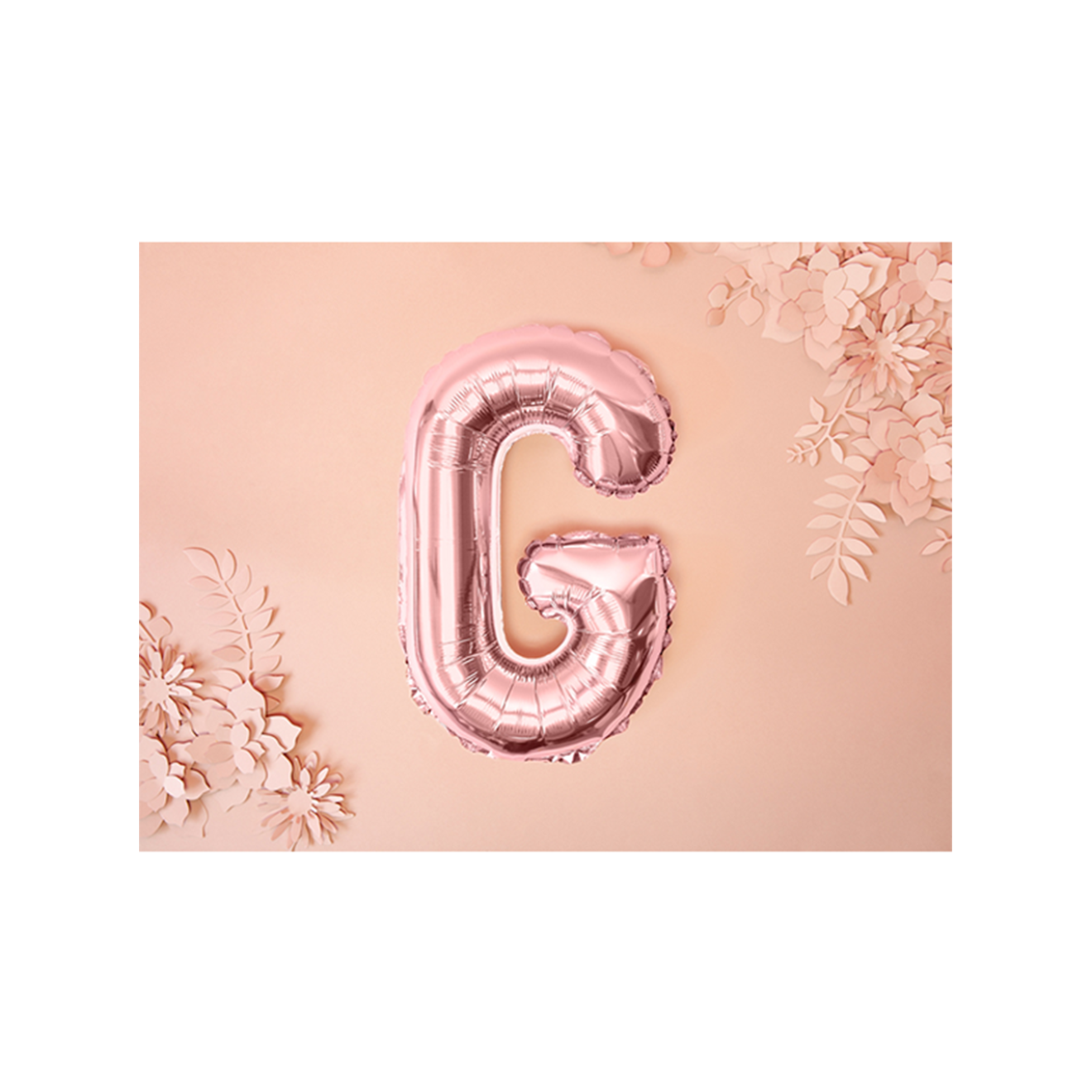 1 Ballon XS - Buchstabe G - RoseGold