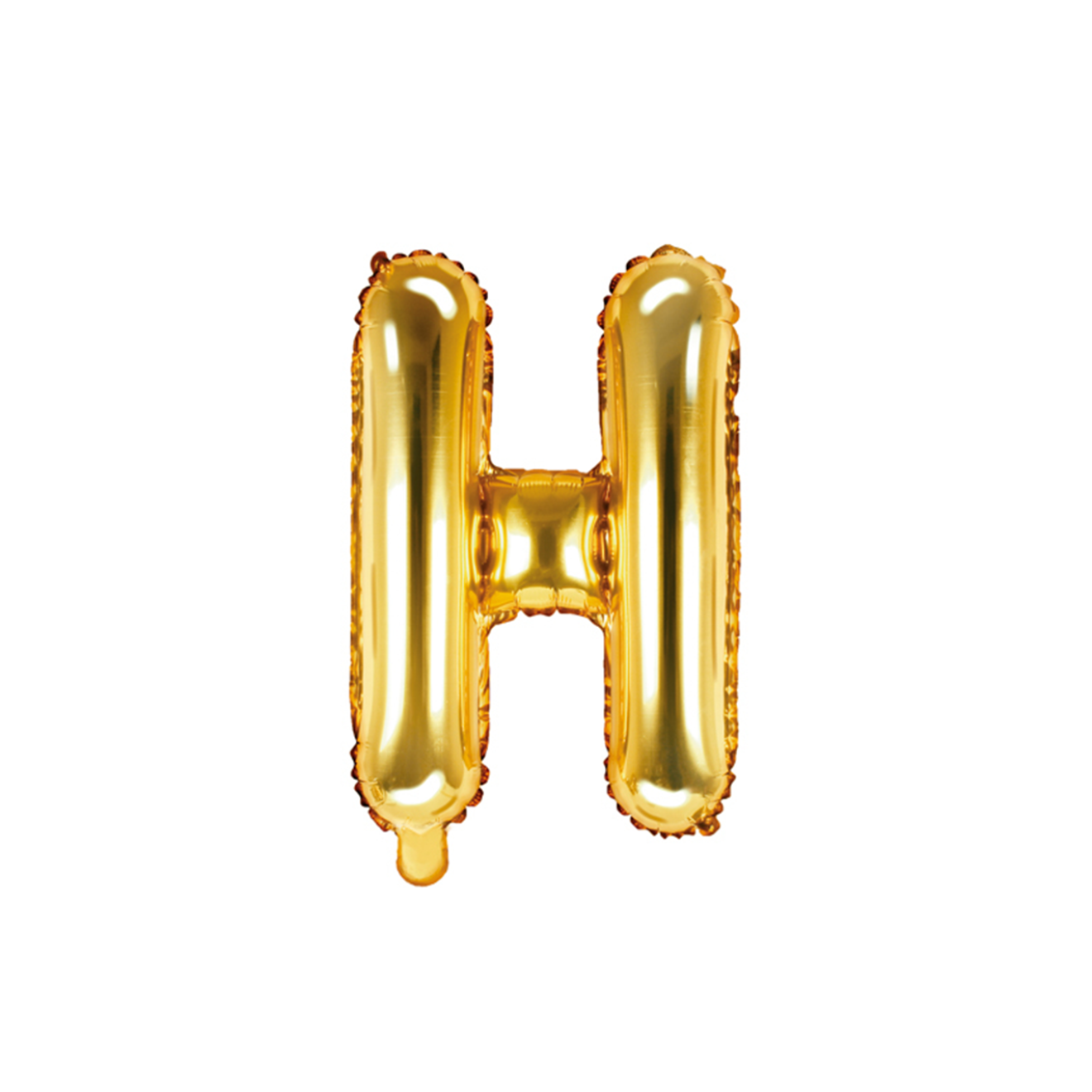 1 Ballon XS - Buchstabe H - Gold