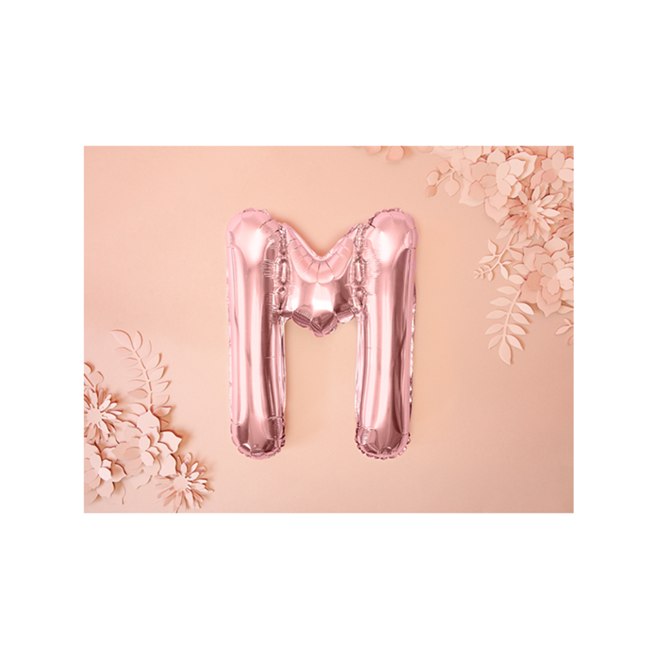 1 Ballon XS - Buchstabe M - RoseGold