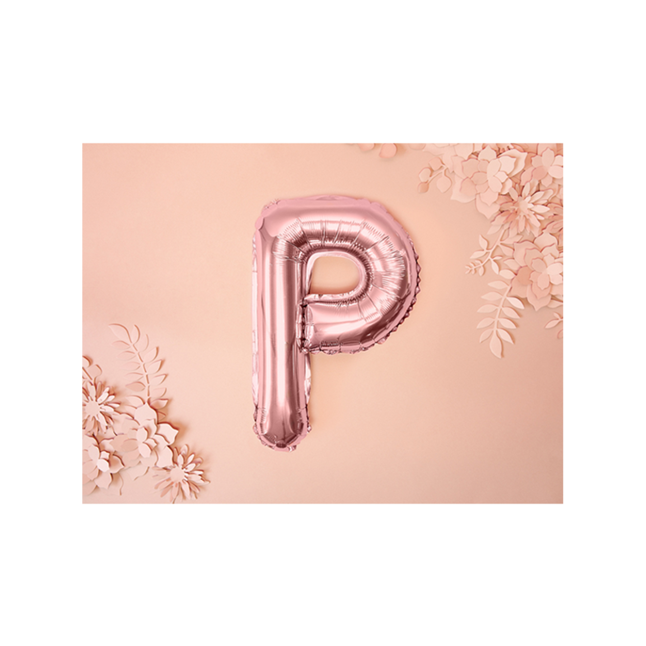 1 Ballon XS - Buchstabe P - RoseGold