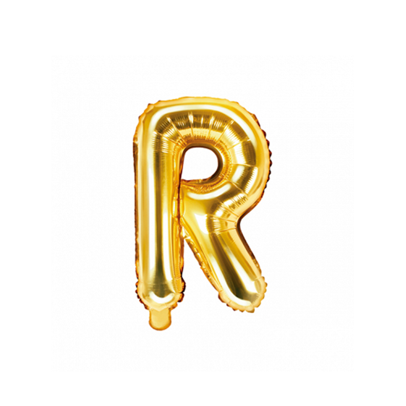 1 Ballon XS - Buchstabe R - Gold