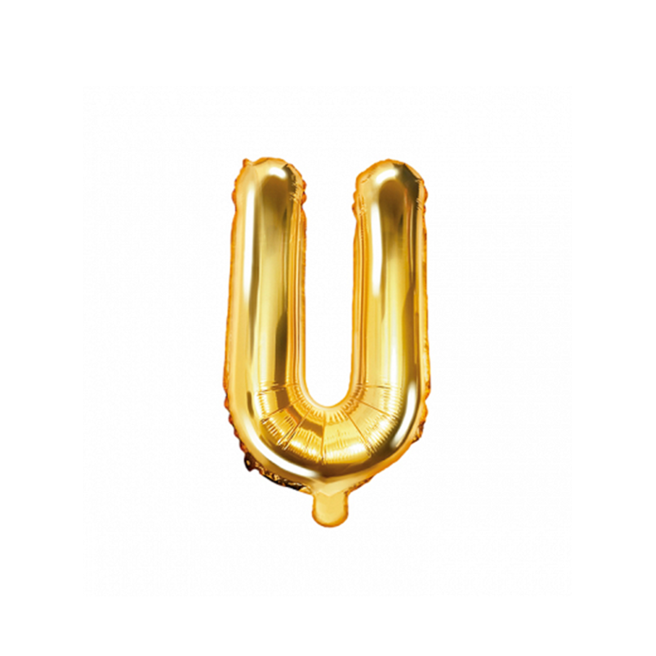 1 Ballon XS - Buchstabe U - Gold