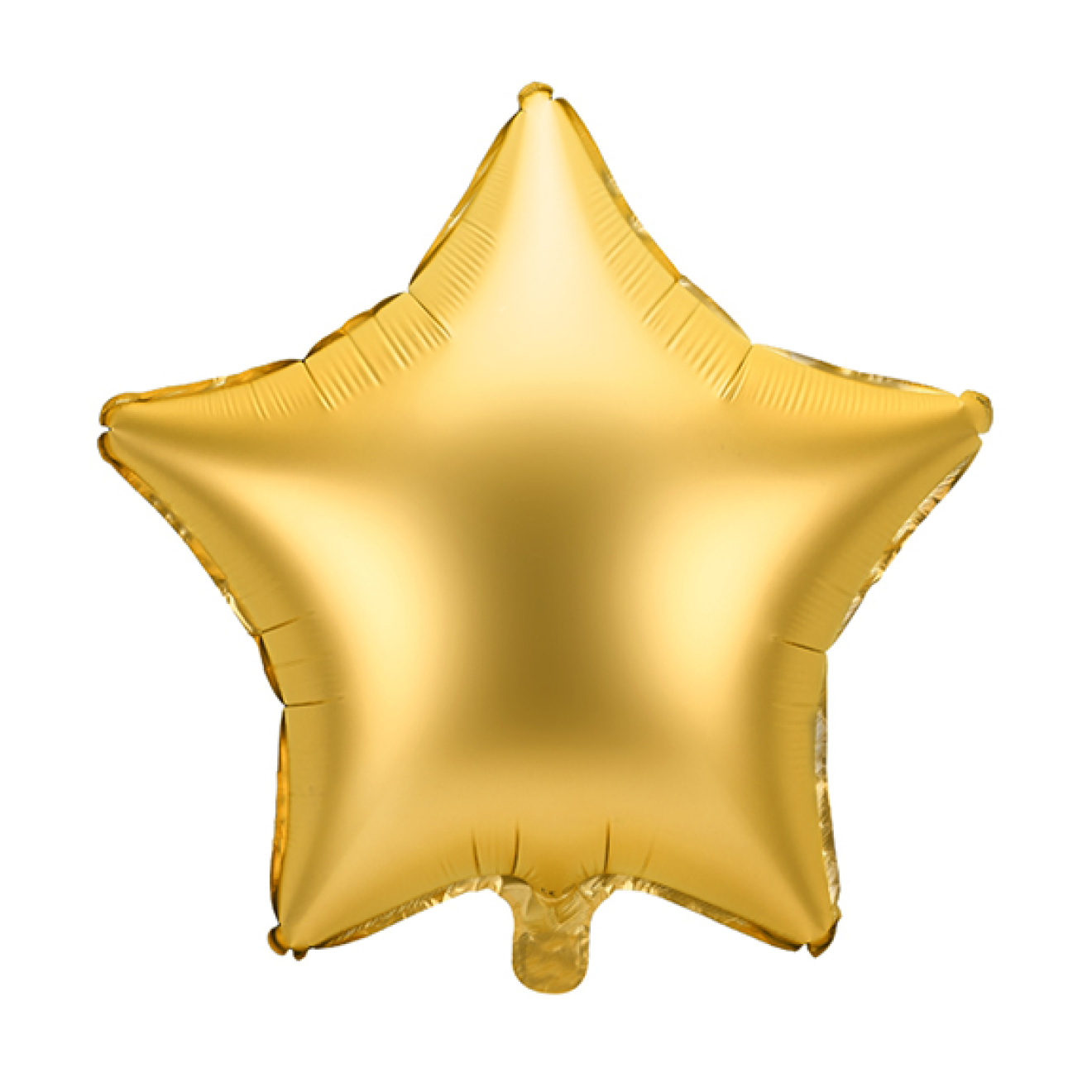 1 Ballon - Stern - Satin - Gold