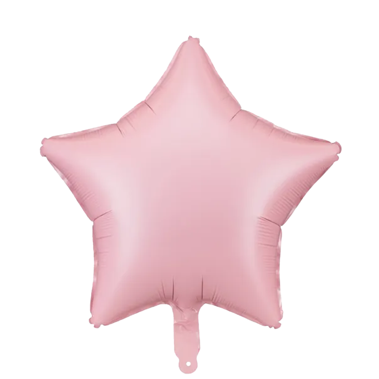 1 Ballon - Stern - Satin - Rosa