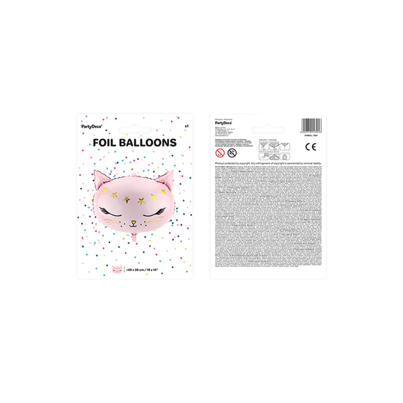 1 Ballon XL - Glossy Cat