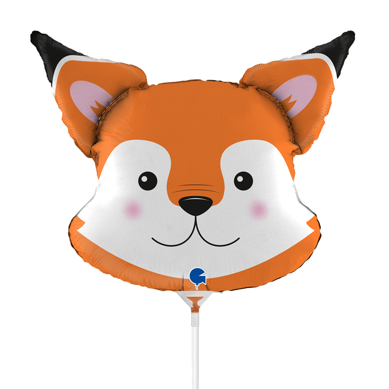 10 Miniballoons Airfilled - Fox Head (Unverpackt)