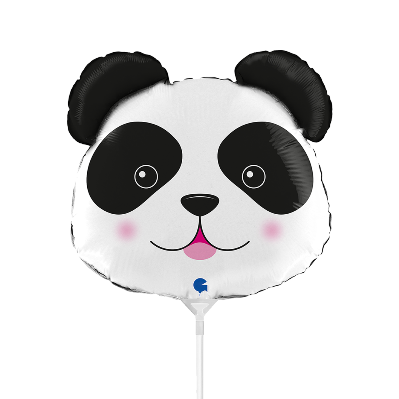 10 Miniballoons Airfilled - Panda Head (Unverpackt)