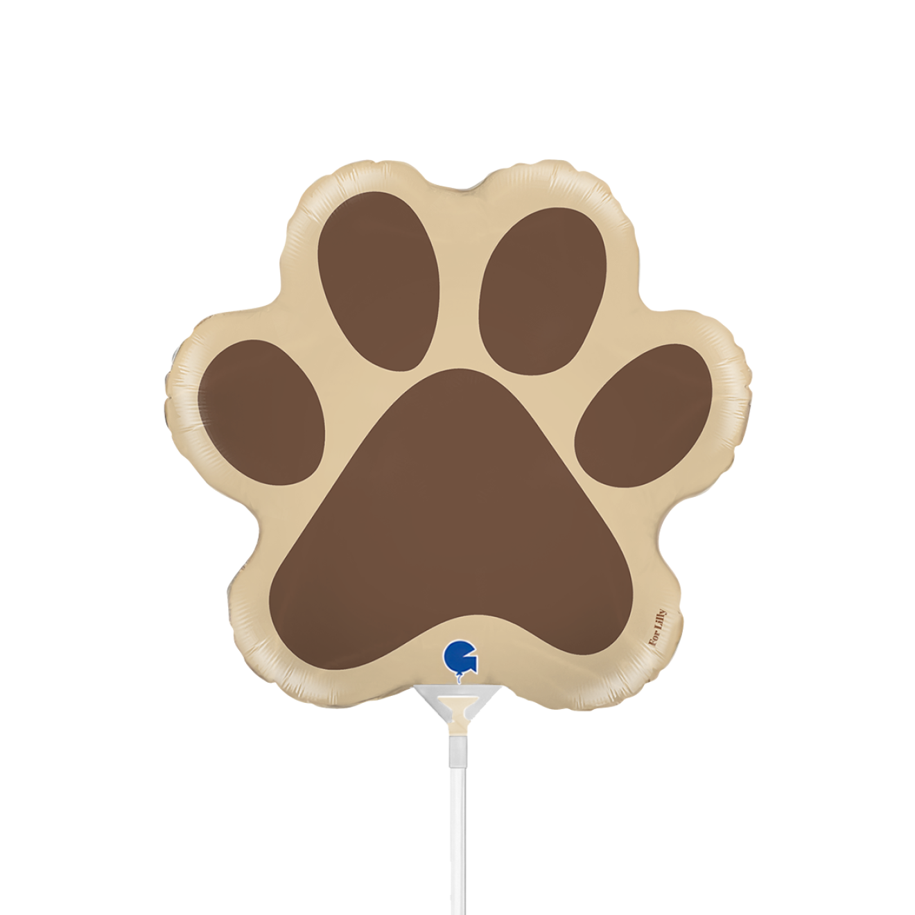 10 Miniballoons Airfilled - Dog Paw (Unverpackt)