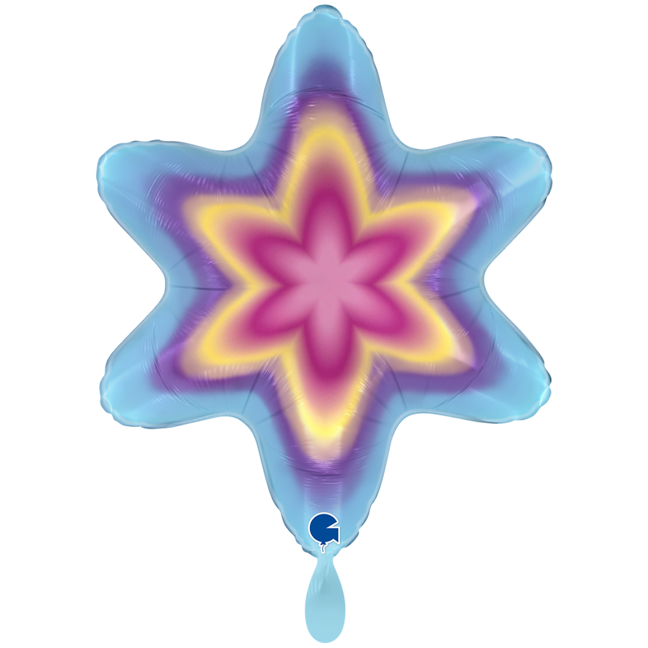 1 Balloon XL - Star Lilac Aura