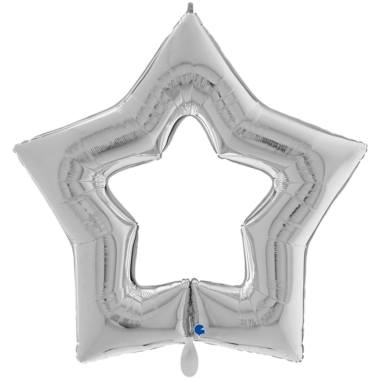 1 Balloon XXL - Linky Star - Silver