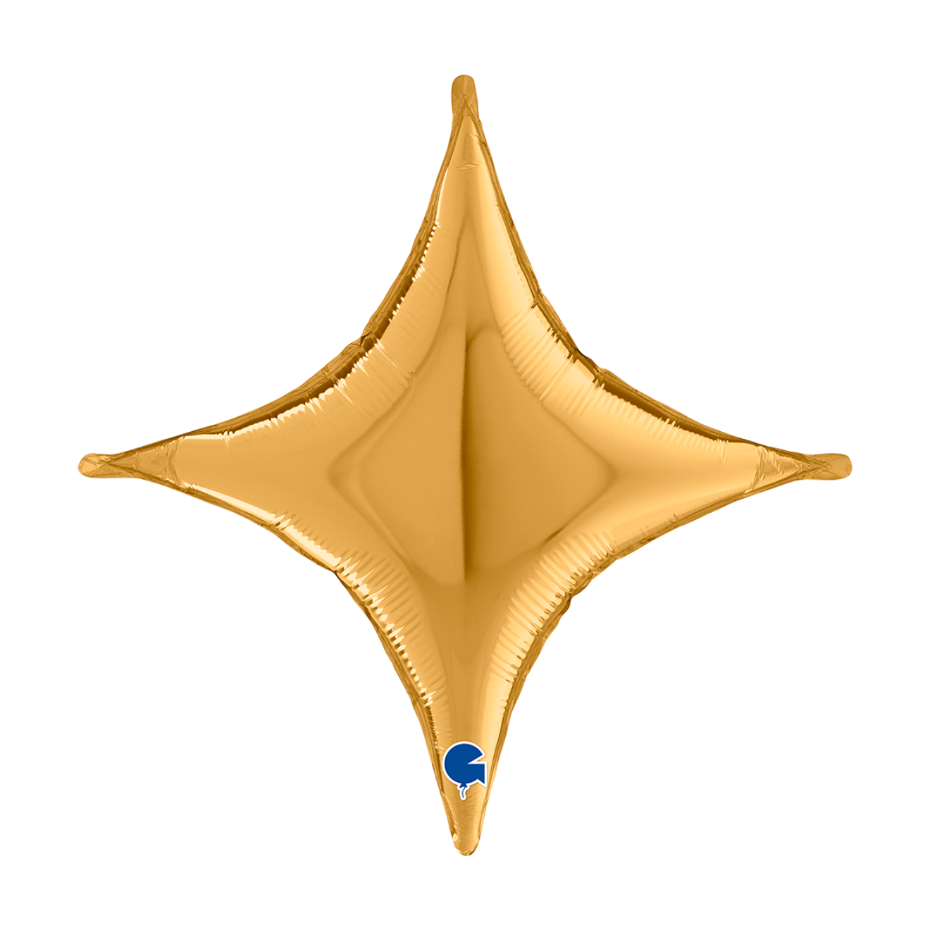 1 Balloon - Deco-Concave Cross - Gold