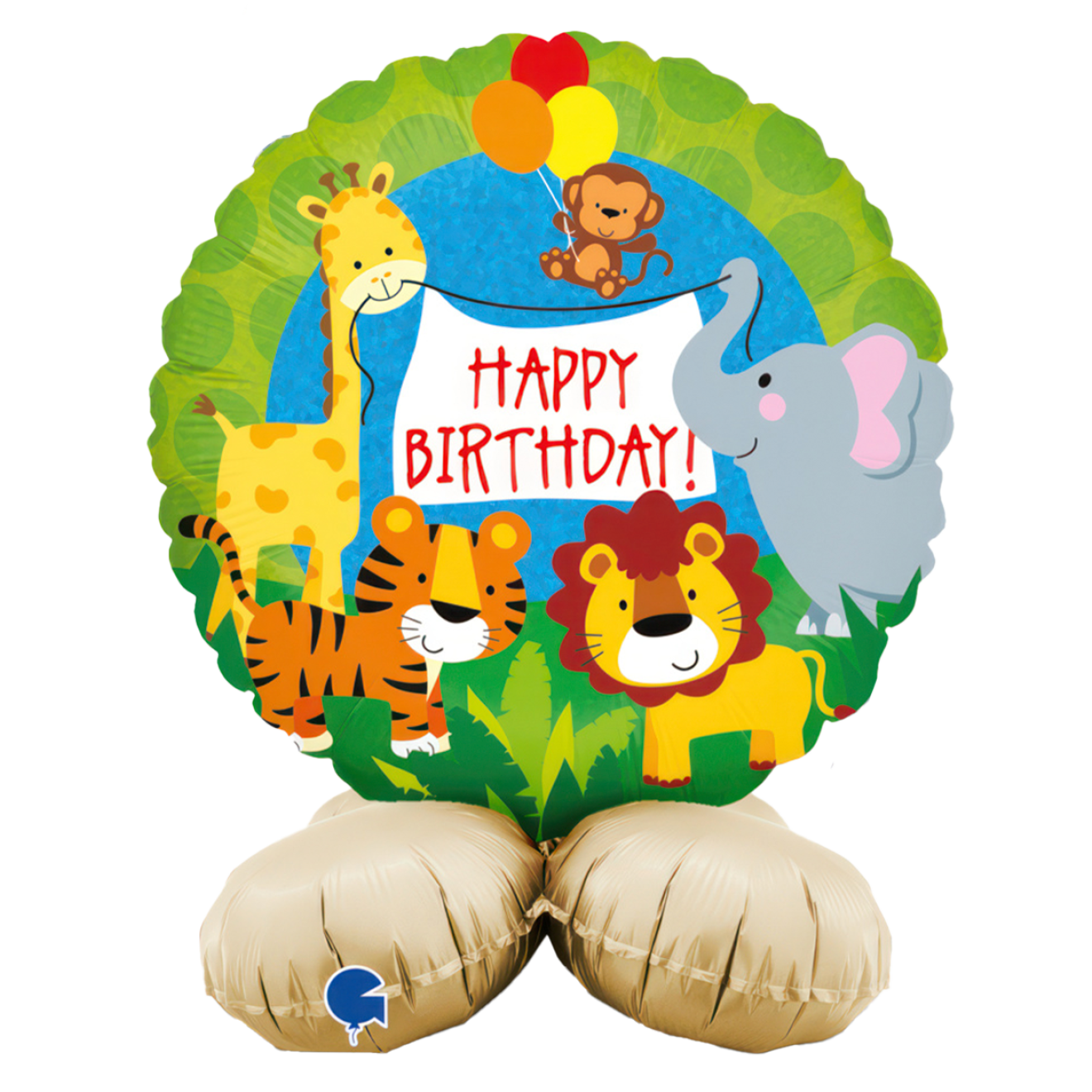 1 Balloon - The Standups - Jungle Animals Birthday